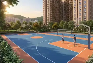 Multipurpose Court at Mana Verdant Terraces